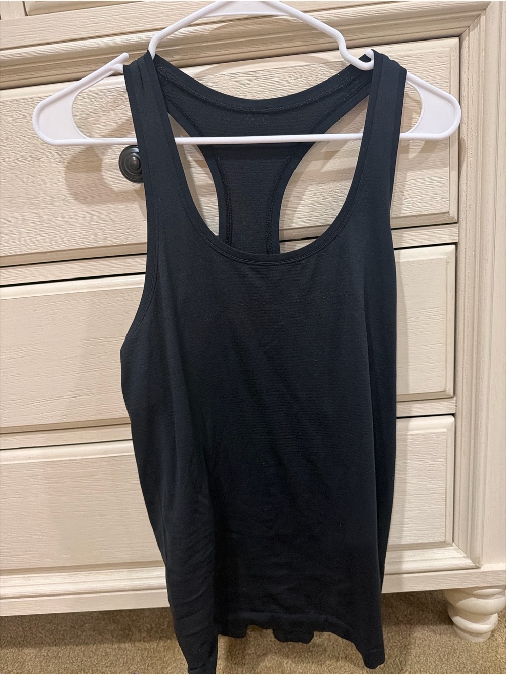 lululemon athletica Black Racerback Tank Top